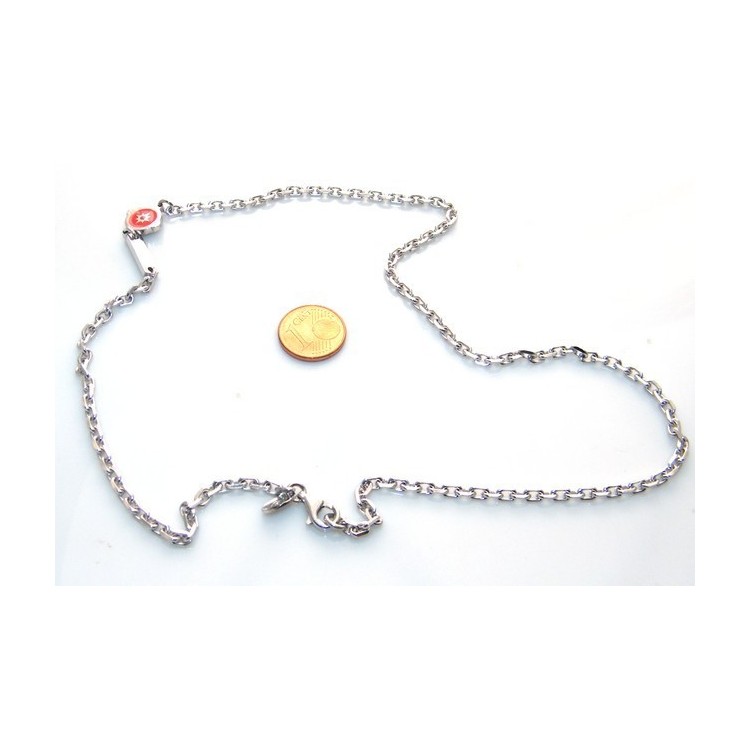 NLB|fine silver : Necklace for man or woman with wind rose