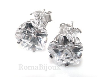 NLB|Silver 925: earrings man / woman flower