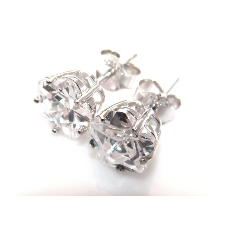 NLB|Silver 925: earrings man / woman flower