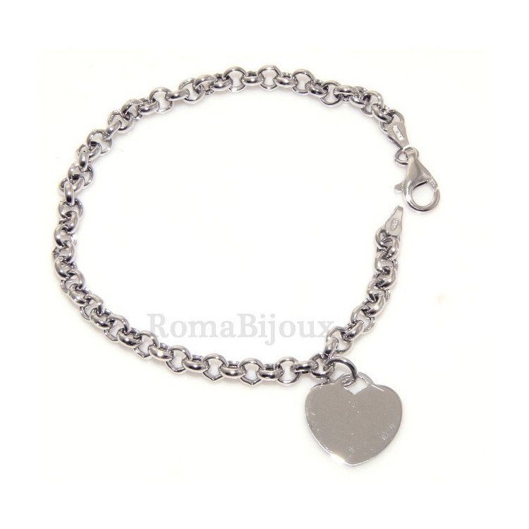 NLB|Argento 925 : bracciale rolo' uomo o donna con 1 simbolo dell'infinito da 16,00 a 20,50 cm