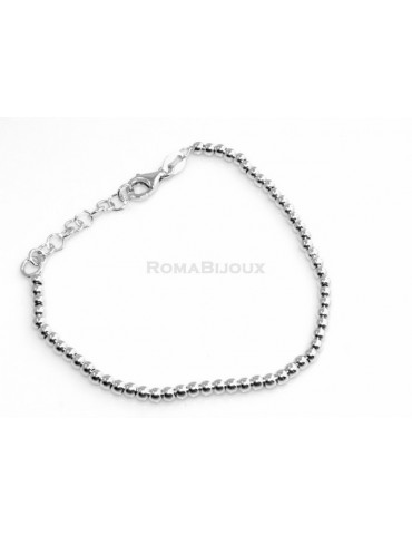ARGENTO 925 : Collana e Bracciale palline 
