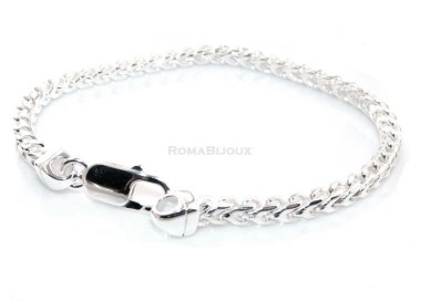NLB|bracciale massiccio argento 925, made in italy