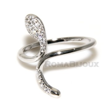 NLB|Silver 925 &  Rhodium: ring for woman.snake