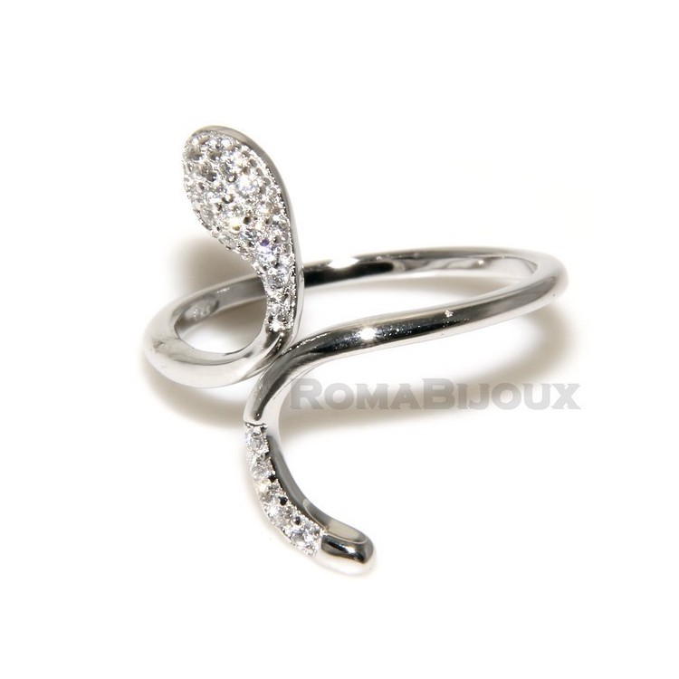 NLB|Silver 925 &  Rhodium: ring for woman.snake