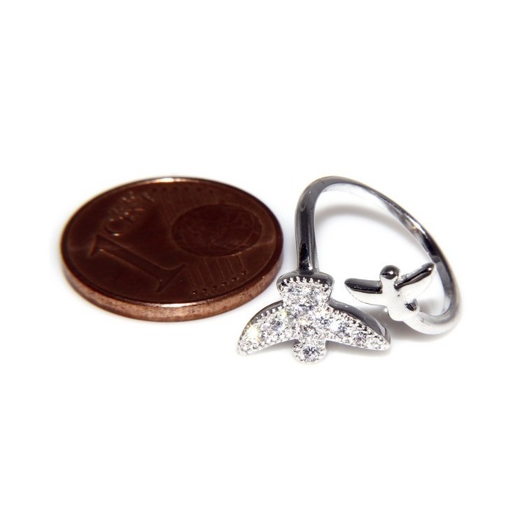 NLB|Silver 925 &  Rhodium: ring for woman, foot ring