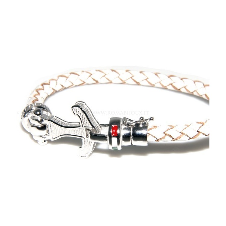 NLB|bracciale massiccio argento 925, made in italy