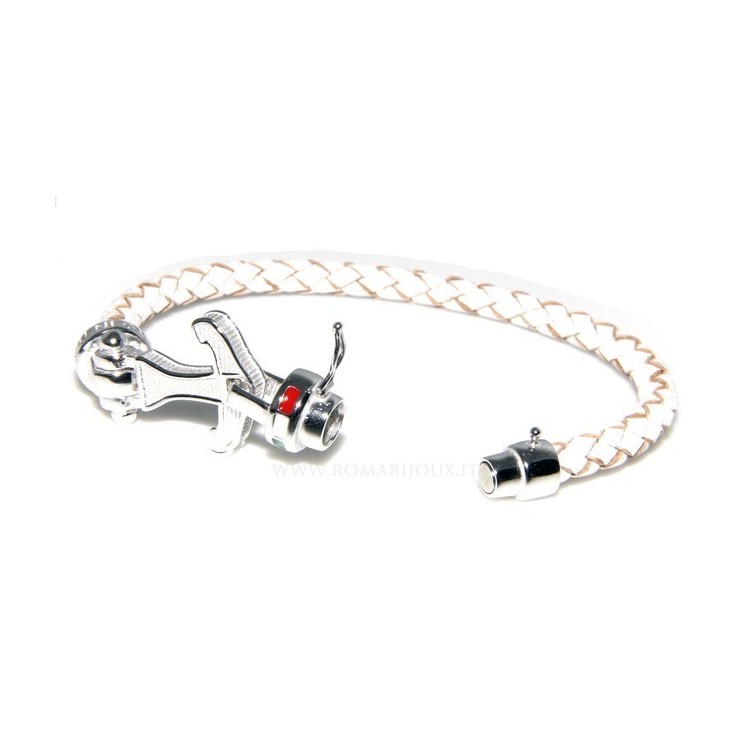 NLB|bracciale massiccio argento 925, made in italy