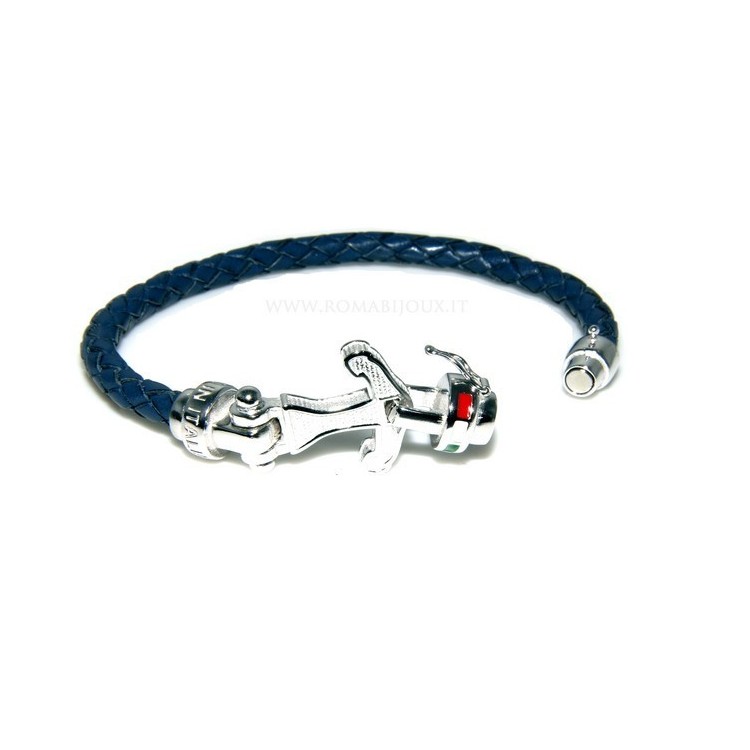 NLB|bracciale massiccio argento 925, made in italy