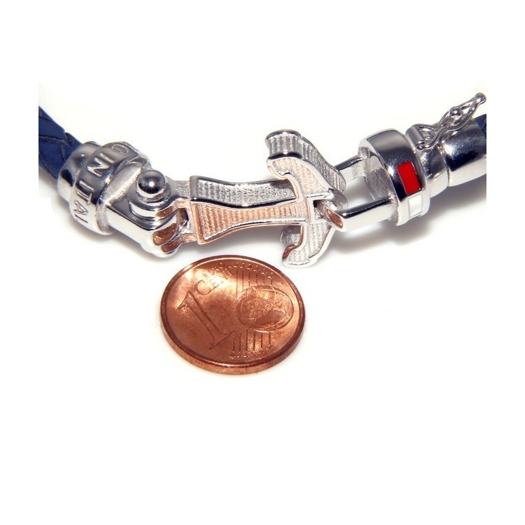 NLB|bracciale massiccio argento 925, made in italy