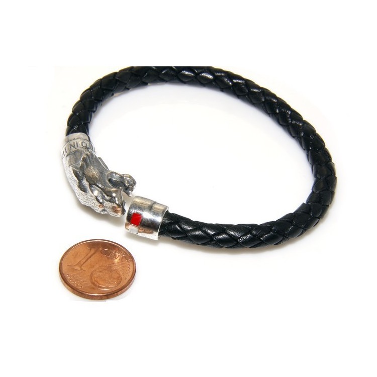 NLB|bracciale massiccio argento 925, made in italy