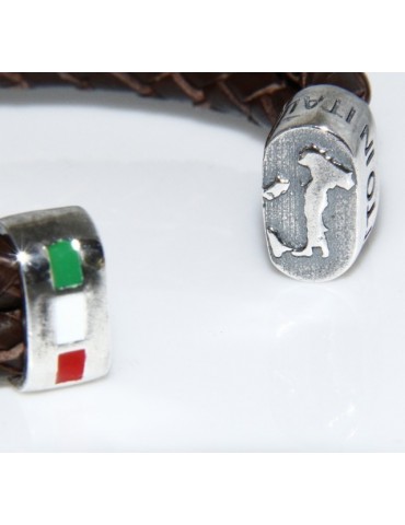 bracciale massiccio argento 925, made in italy