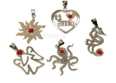 NLB|Argento 925 : Anello donna regolabile realizzato a mano con stella di corallo rosso naturale