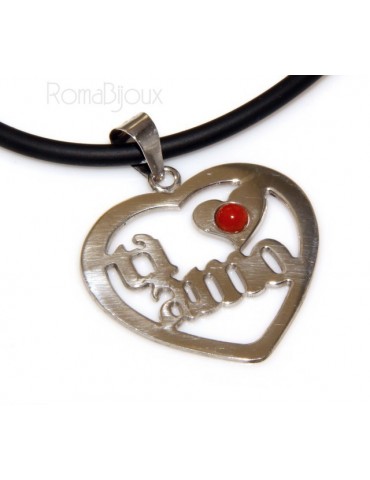 Argento 925 : Anello donna regolabile realizzato a mano con stella di corallo rosso naturale