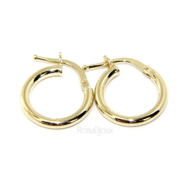 NLB|Argento 925 : orecchini uomo donna anelle cerchi cerchietti classici varie misure