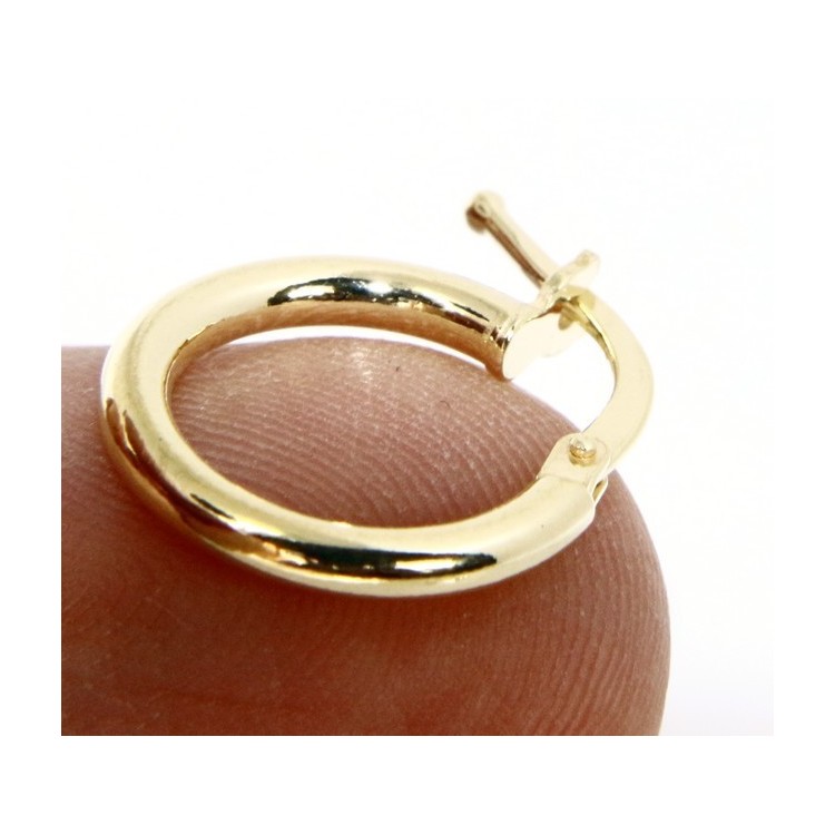 NLB|Argento 925 : orecchini uomo donna anelle cerchi cerchietti classici varie misure