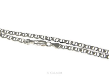 NLB|SILVER 925: necklace or bracelet man marine link chain 8.5 x 5 clear massive