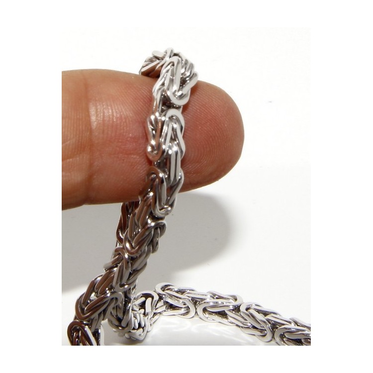 NLB|bracciale massiccio argento 925, made in italy