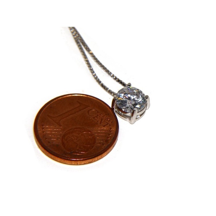 NLB|925: Necklace pendant necklace woman passer-point jaws light 6 mm