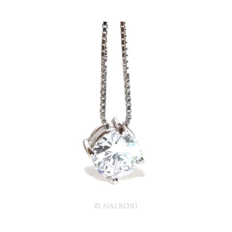 NLB|925: Necklace pendant necklace woman passer-point jaws light 6 mm