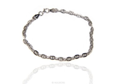 NLB|SILVER 925: vintage style bracelet crossbar 6 x 8 big man woman various measures