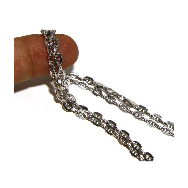 NLB|SILVER 925: vintage style bracelet crossbar 6 x 8 big man woman various measures