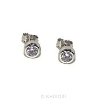 NLB|ARGENTO 925 : Bracciale donna schiava orecchini anello zirconi naturali bianco crystal  brillante