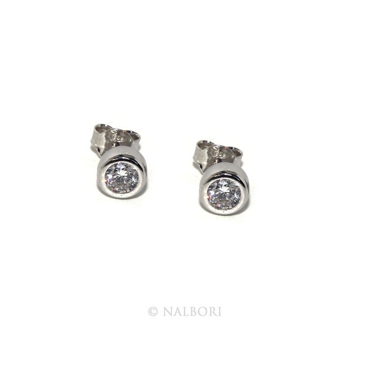 NLB|ARGENTO 925 : Bracciale donna schiava orecchini anello zirconi naturali bianco crystal  brillante