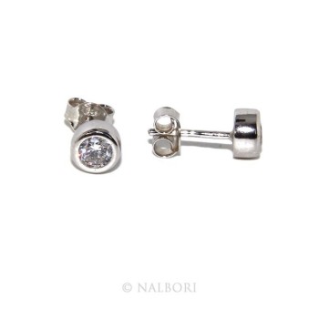 NLB|ARGENTO 925 : Bracciale donna schiava orecchini anello zirconi naturali bianco crystal  brillante