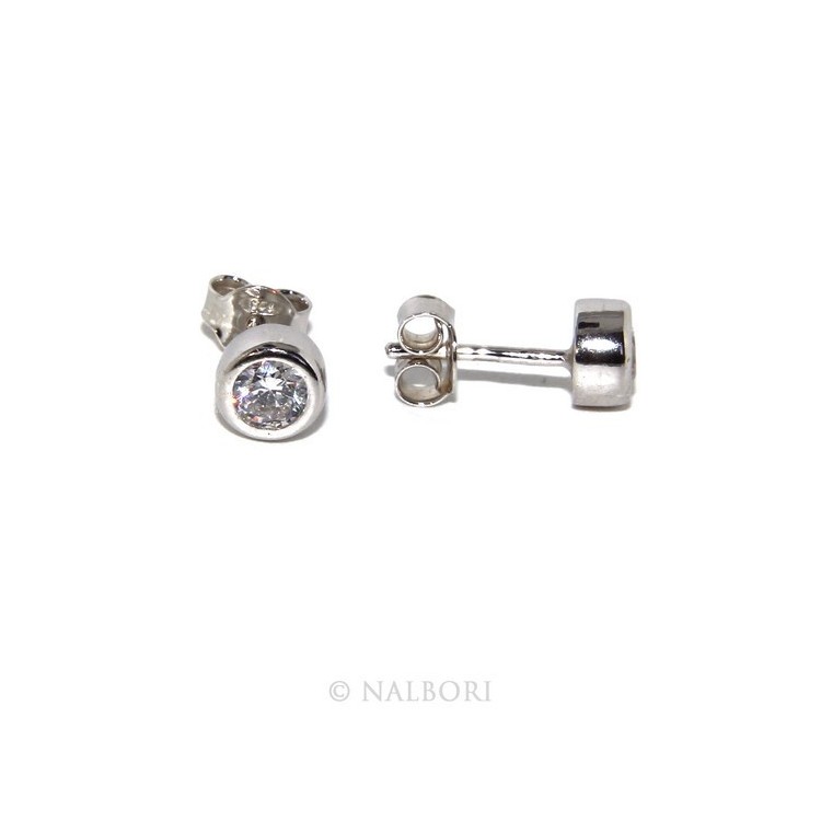 NLB|ARGENTO 925 : Bracciale donna schiava orecchini anello zirconi naturali bianco crystal  brillante