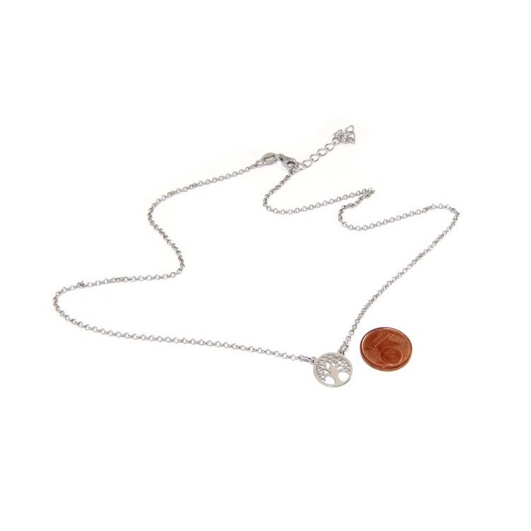 NLB|Silver 925: Necklace man or woman with pendant tree of life
