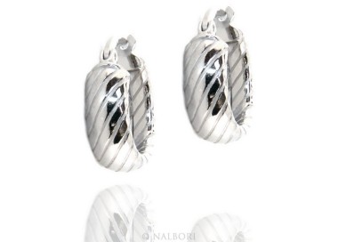 NLB|Silver 925: Women Earrings Man Anklets Circles 15mm Stringed Worker Rings