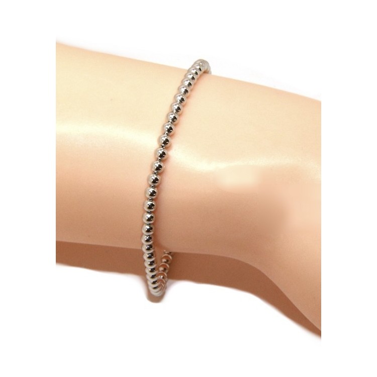 NALBORI bracelet women balls in silver 925 long or short
