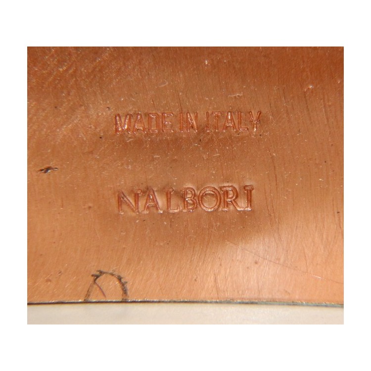 NLB|Bracelet slave woman opened adjustable NALBORI blue  glitter cream