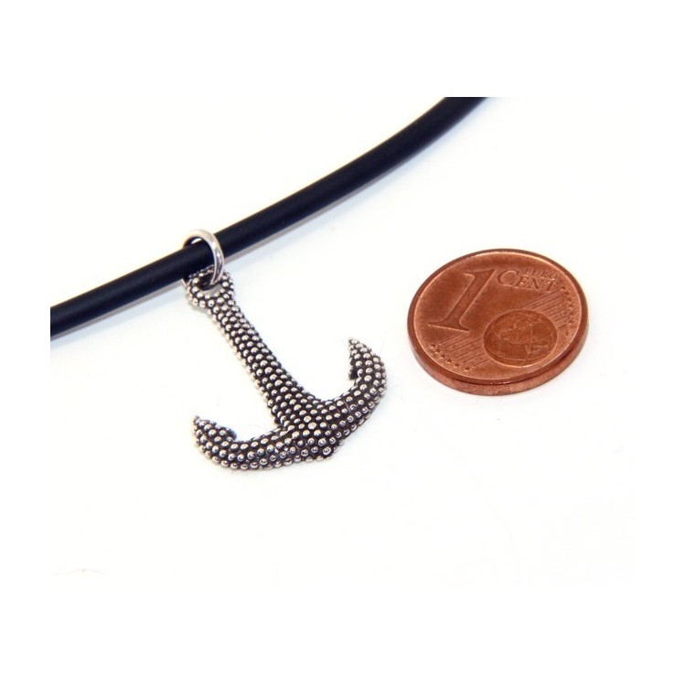 NLB|Necklace NALBORI Silver 925: exclusive handmade  with pale dark balls