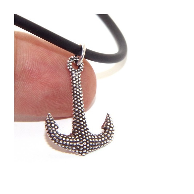 NLB|Necklace NALBORI Silver 925: exclusive handmade  with pale dark balls