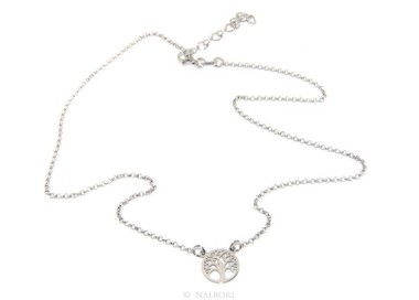 NLB|Silver 925: Necklace man or woman with pendant tree of life