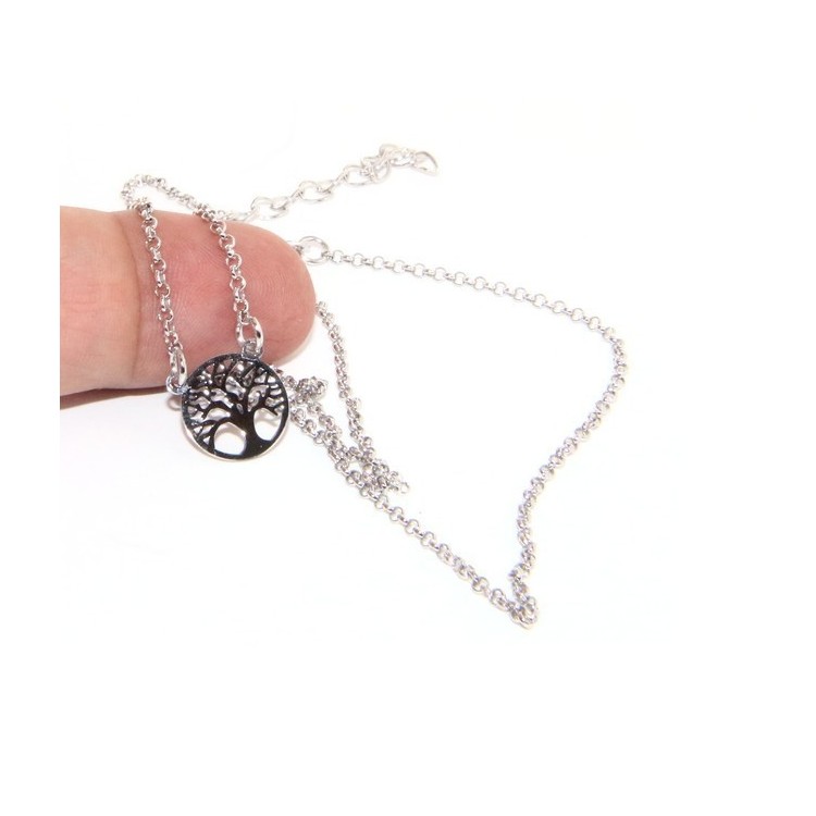 NLB|Silver 925: Necklace man or woman with pendant tree of life