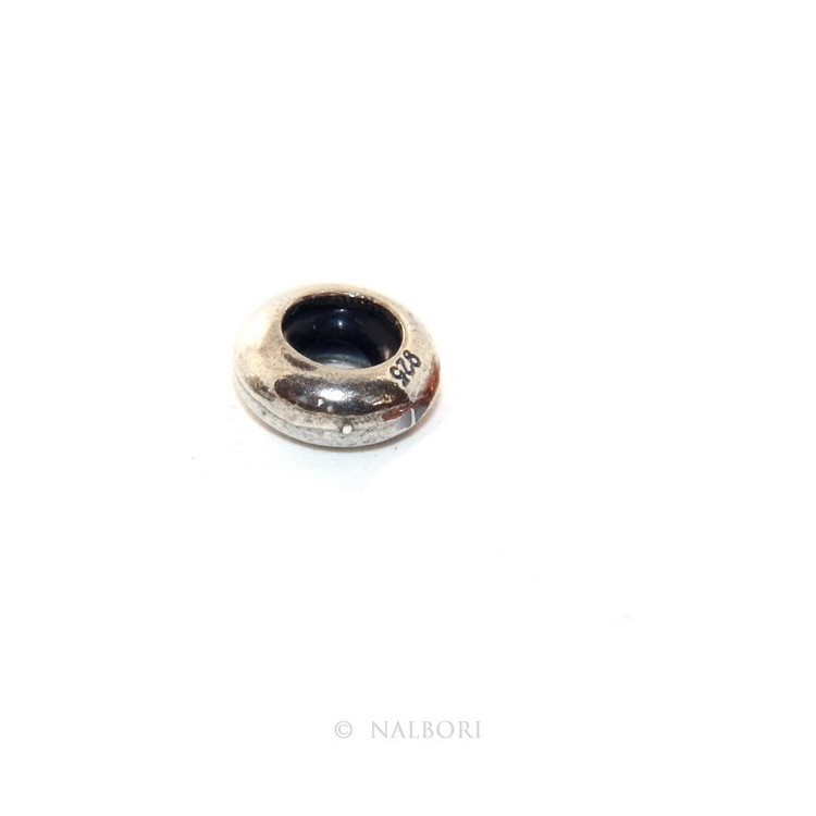 NLB|ARGENTO 925 : CHARME letterine cubetti e stop per Bracciale serie Nalbori componibili
