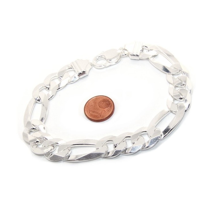NALBORI|bracciale massiccio uomo italia made in italy polso grande lunghissimo