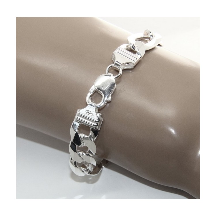 NALBORI|bracciale massiccio uomo italia made in italy polso grande lunghissimo