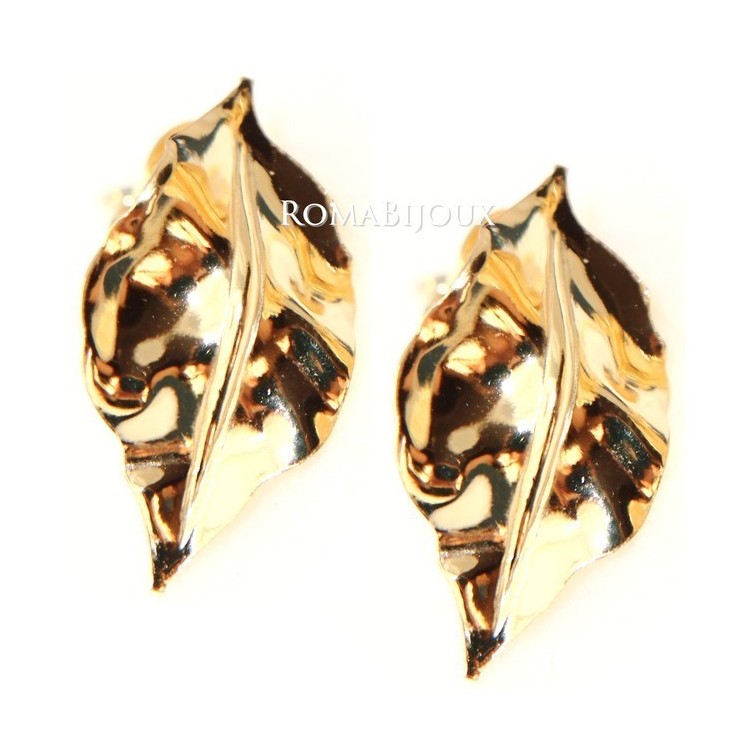 NLB|Women's jewelry in 925 silver made with gold leaf investment casting