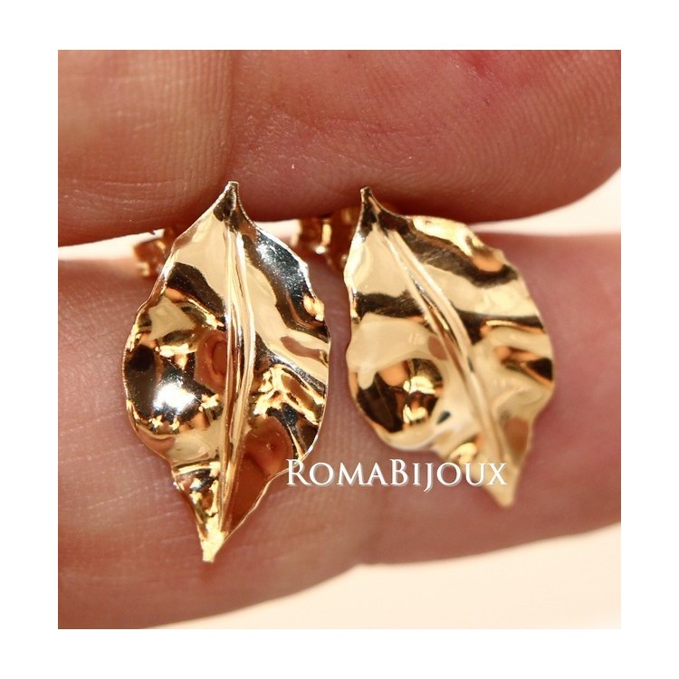 NLB|Gioielli donna in argento 925 realizzati in microfusione foglia oro 