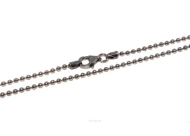 NLB|SILVER 925: Choker necklace balls balls balls 2.0 mm various lengths dark antique model