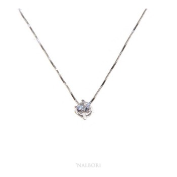 NLB|Necklace pendant necklace woman passer-point jaws light 5 mm