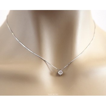 NLB|Necklace pendant necklace woman passer-point jaws light 5 mm
