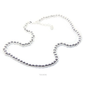 NLB|Women's choker necklace 5mm ultra light balls hardwear
