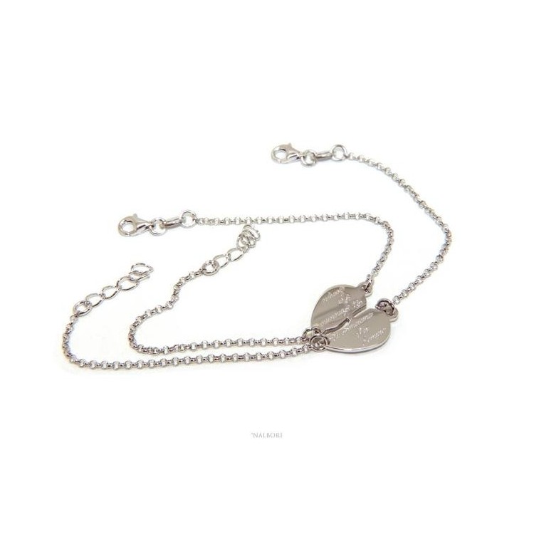 NLB|bracciali per coppie ci ameremo per sempre doppio da spezzare con il cuore