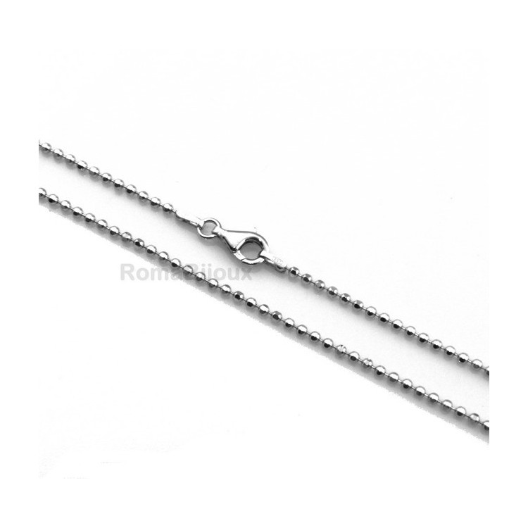 NLB|SILVER 925: Choker necklace or bracelet dots balls balls balls diamond various lengths from 2.0 mm