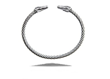 NLB|Cable bracciale argento 925 con coccodrillo - N1404 NALBORI