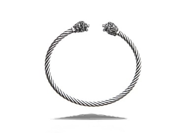 NALBORI Cable bracciale argento 925 con leone - N1406